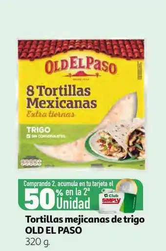 Alcampo Tortillas Mejicanas De Trigo Old El Paso 320g oferta