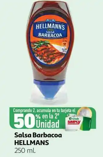 Alcampo Salsa Barbocoa Hellmans 250ml oferta
