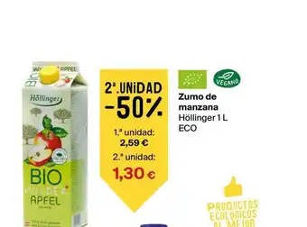 Veritas Zumo De Manzana Höllinger Eco 1L oferta