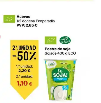 Veritas Soja Sojade Postre De Eco 400g oferta