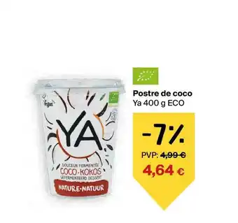 Ya Postre De Coco Ya Eco 400g