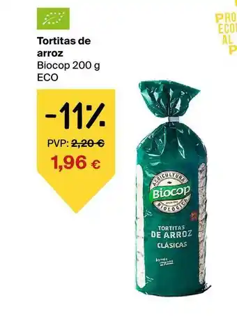 Veritas Biocop Tortitas De Arroz Eco 200g oferta