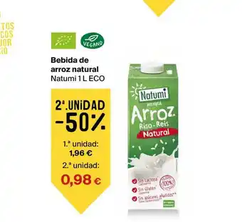 Veritas Natumi Bebida De Arroz Natural Eco 1L oferta