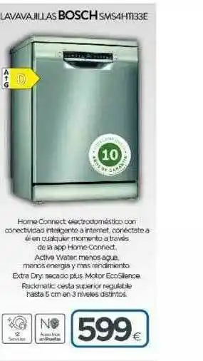Tien 21 Bosch Lavavajillas SMS4HTI33E oferta