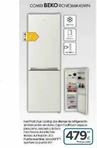 Tien 21 Beko Combi RCNE366K40WN oferta