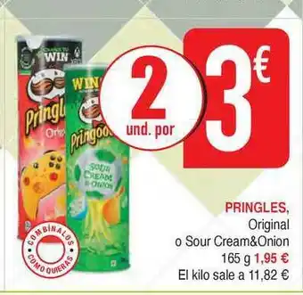 Masymas Pringles Original O Sour Cream&onion 165g oferta