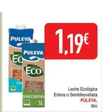 Masymas Puleva Leche Ecológica Entera O Semidesnatada oferta