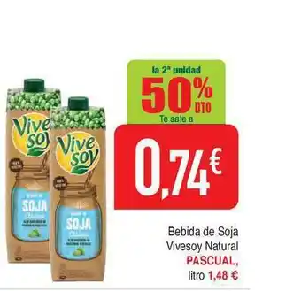 Masymas Pascual Bebida De Soja Vivesoy Natural oferta