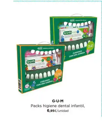 Hipercor G-u-m Packs Higiene Dental Infantil oferta