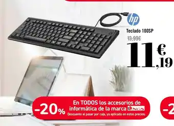 Carrefour Hp Teclado 100sp oferta