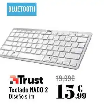 Carrefour Trust Teclado Nado 2 Diseño Slim oferta