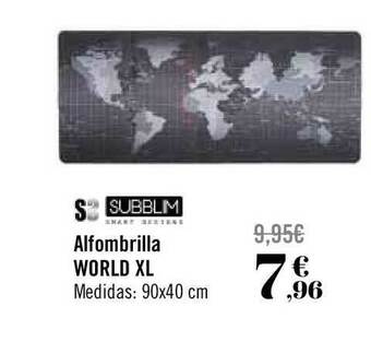 Carrefour Alfombrilla World Xl Subblim oferta