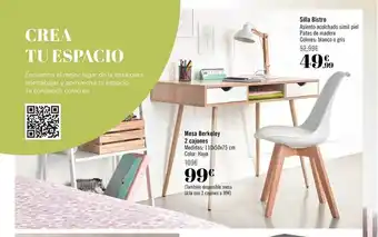 Carrefour Mesa Berkeley 2 Cajones Silla Bistro oferta