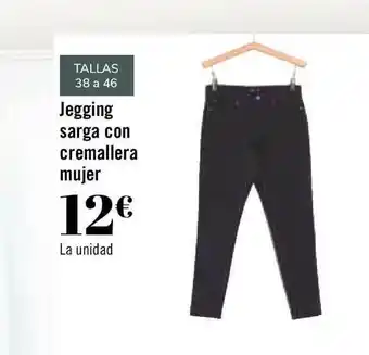 Carrefour Jeggin Sarga Con Cremallera Mujer oferta