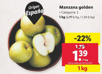 Lidl Manzana golden oferta