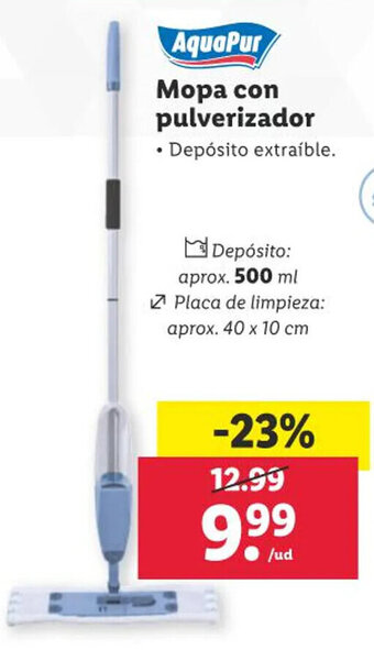 Lidl Mopa con pulverizador oferta