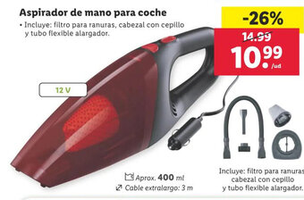 Lidl Aspirador de mano para coche oferta