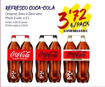 AhorraMas REFRESCO COCA-COLA 2 L. oferta