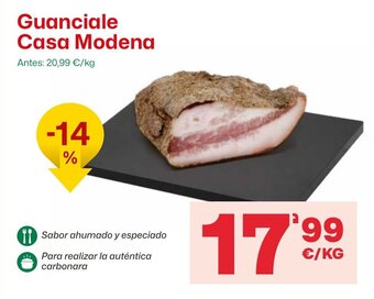 AhorraMas Guanciale Casa Modena oferta
