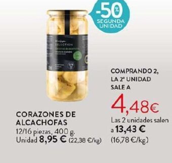 Hipercor CORAZONES DE ALCACHOFAS oferta