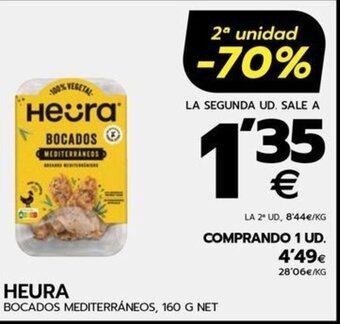 BM Supermercados HEURA BOCADOS MEDITERRÁNEOS, 160 G NET oferta