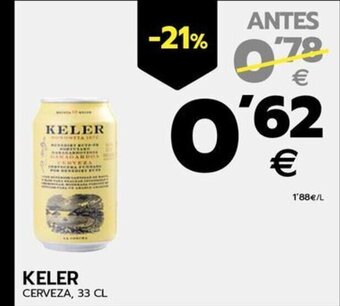 BM Supermercados KELER CERVEZA, 33 CL oferta