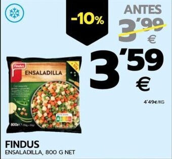 BM Supermercados FINDUS ENSALADILLA, 800 G NET oferta