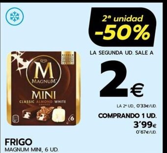 BM Supermercados FRIGO MAGNUM MINI, 6 UD. oferta