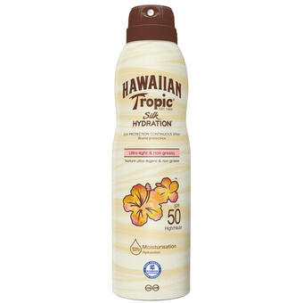 Decathlon Crema protectora solar hawaiian tropic bruma silk hydration air soft spf50 oferta