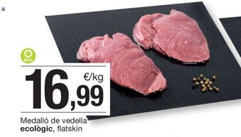 BonpreuEsclat Medalló de vedella ecològic, flatskin oferta