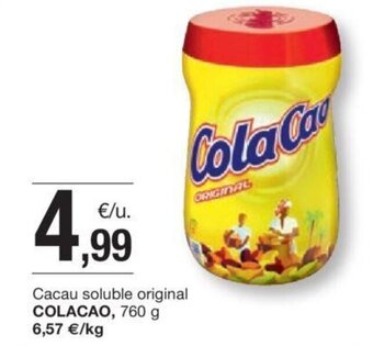 BonpreuEsclat Cacau soluble original COLACAO oferta