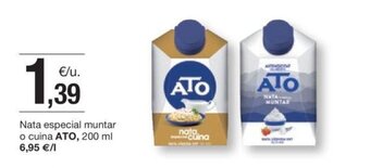 BonpreuEsclat Nata especial muntar o cuina ATO, 200 ml oferta