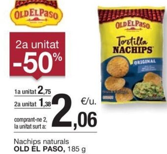 BonpreuEsclat Nachips naturals OLD EL PASO, 185 g oferta