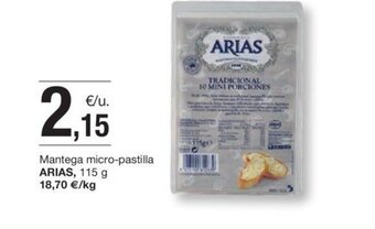 BonpreuEsclat Mantega micro-pastilla ARIAS, 115 g oferta