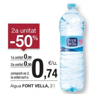 BonpreuEsclat Aigua FONT VELLA, 2 | oferta