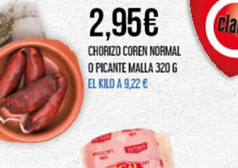 Claudio CHORIZO COREN NORMAL O PICANTE MALLA oferta