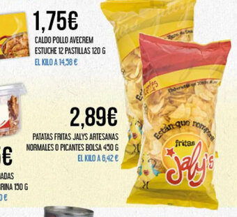 Claudio PATATAS FRITAS JALYS ARTESANAS NORMALES O PICANTES BOLSA oferta