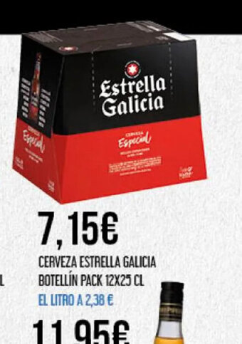 Claudio CERVEZA ESTRELLA GALICIA 0,0 TOSTADA BOTELLÍN oferta