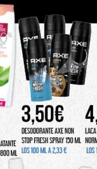 Claudio DESODORANTE AXE NON STOP FRESH SPRAY 150 ML oferta