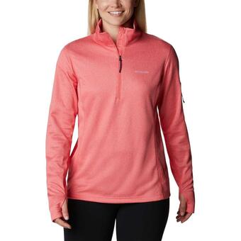 Decathlon Chaqueta polar montaña mujer - columbia w park view grid fleece - blush pink oferta