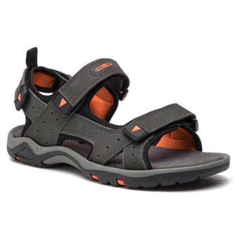 Decathlon Sandalias y chanclas hombre - almaak sandal - dark grey/orange oferta