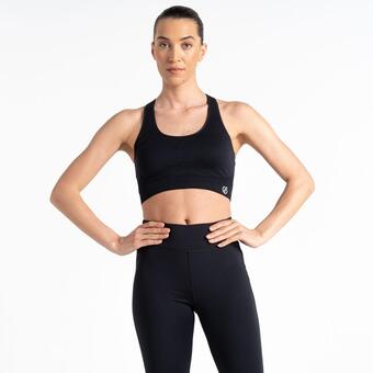 Decathlon Sujetador top deportivo- dare 2b dont sweat it bra -black/black oferta
