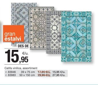 BonpreuEsclat Catifa vinílica, assortiment oferta