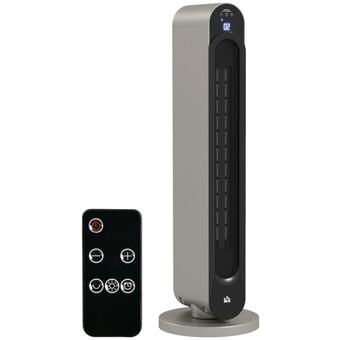 Brico Depôt Calefactor de torre abs plata 25x25x73.5 cm oferta