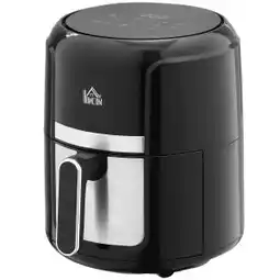 Brico Depôt Freidora sin aceite homcom acero, plástico negro 34.2x25.6x31.8cm oferta