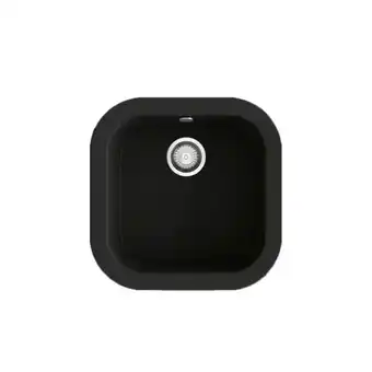 Brico Depôt Poalgi - fregadero ambar negro - sobre encimera - 1 cubeta oferta
