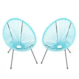 Sillas de jardín outsunny 867-093bu