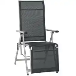 Tumbona reclinable outsunny 84b-537bk