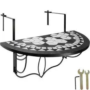 Brico Depôt Mesa plegable de balcón para macetas mosaico 75x65x62cm oferta