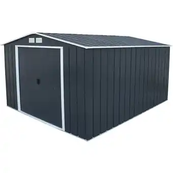 Brico Depôt Caseta cobertizo metal jardin eco 10x12 gris duramax oferta